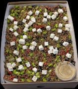 Mixed Quinoa, Edamame, Olives & Feta Salad