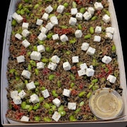 Mixed Quinoa, Edamame, Olives & Feta Salad