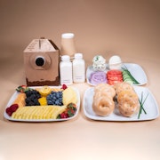 Assorted Bagels & Fresh Fruit (Small)