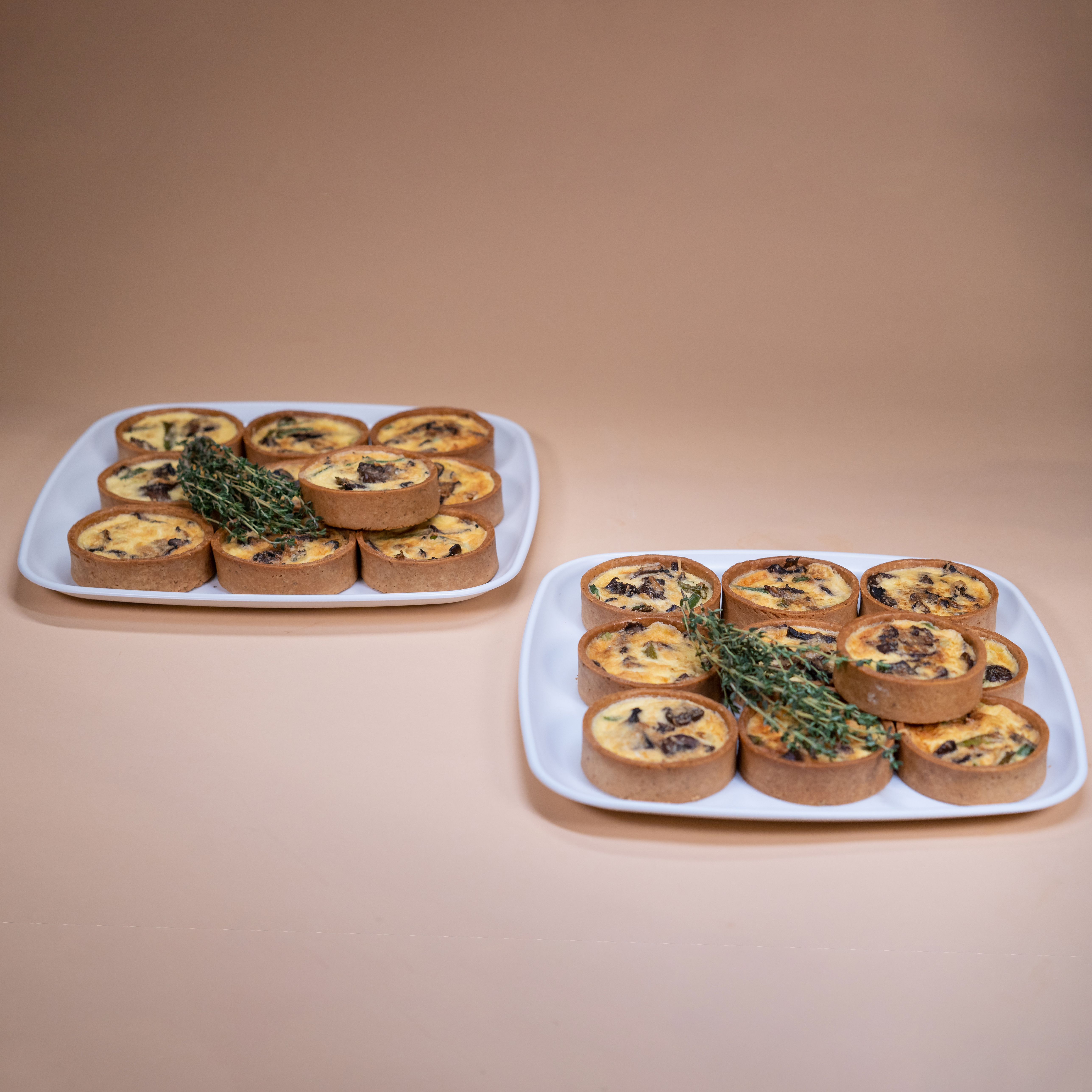 Seasonal Mini Vegetarian Quiche Board - (Large)