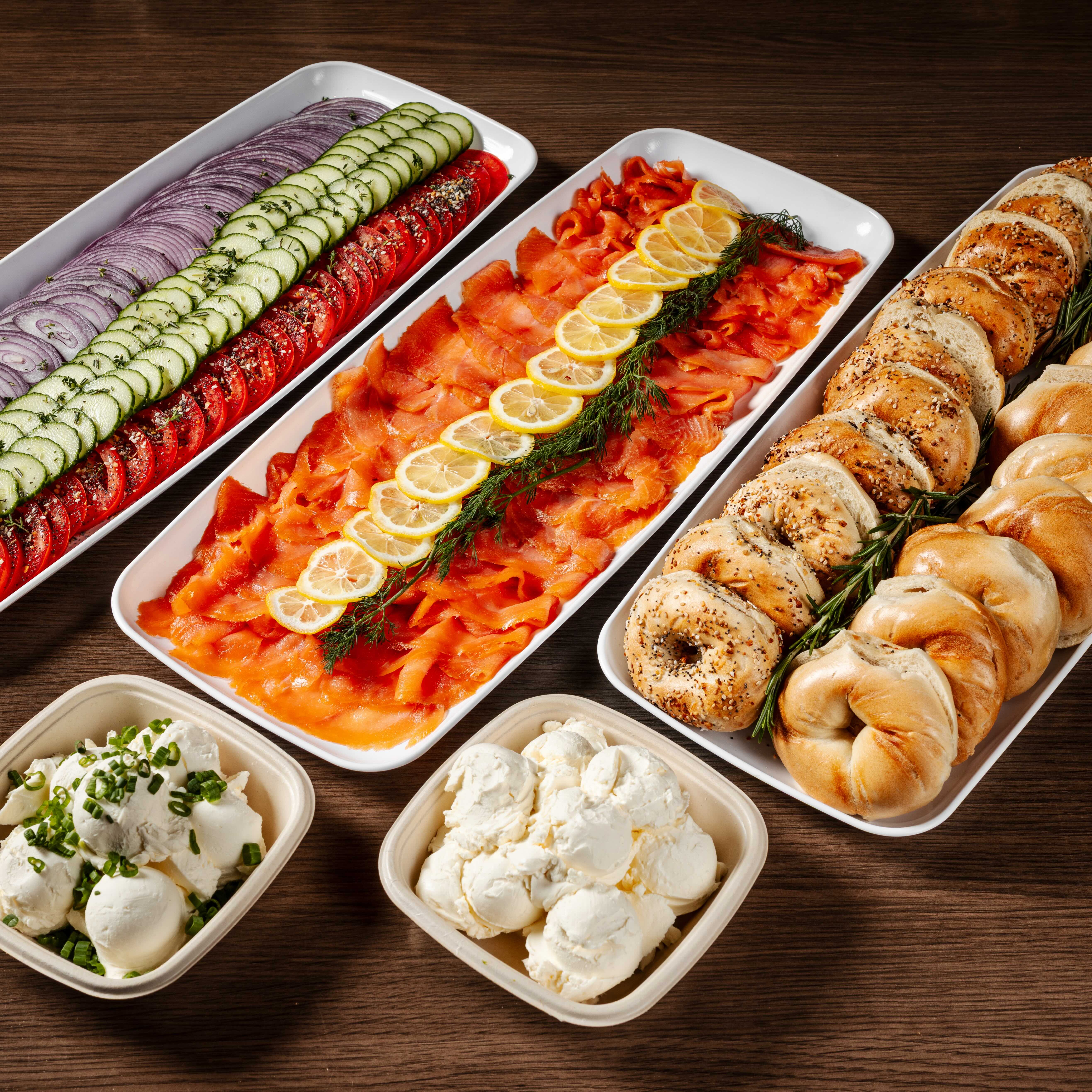 Smoked Salmon Board - (Large)