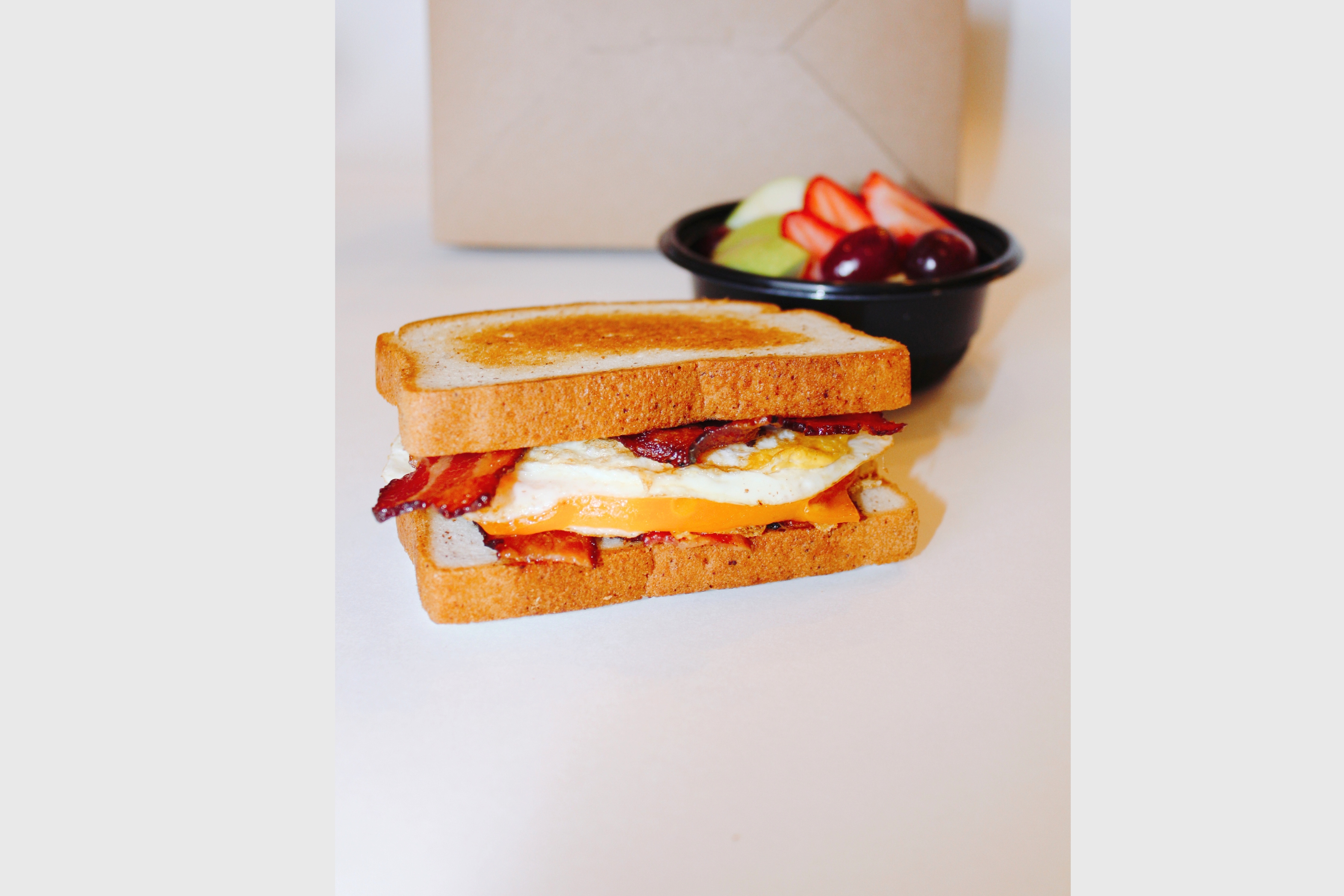 Gluten Free Bacon Breakfast Sandwich