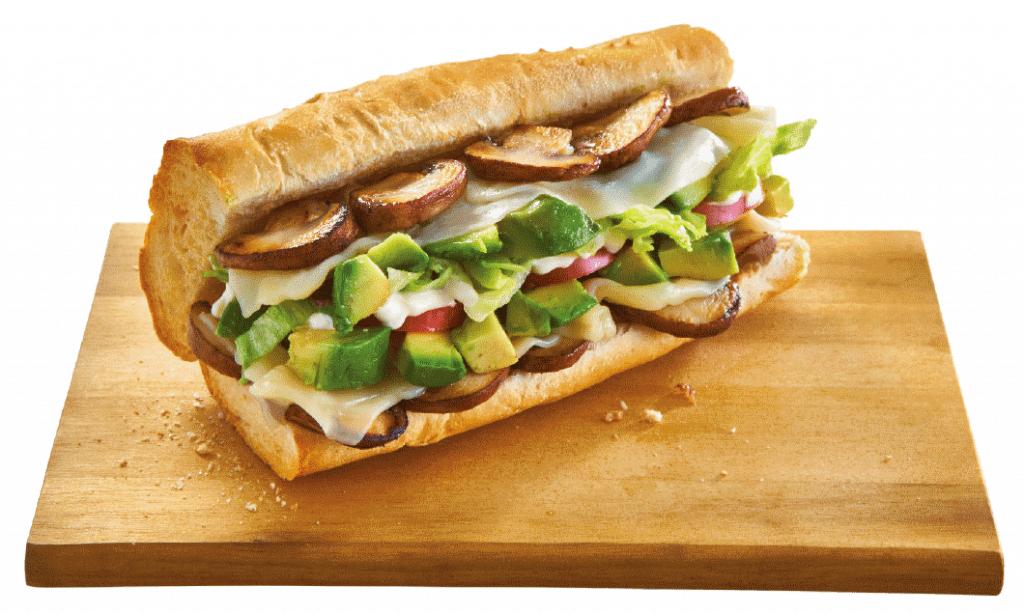 Mushroom and Avocado Melt