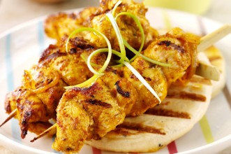 Chicken Korma Skewers