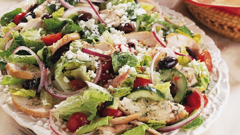 Greek with Chicken Salad