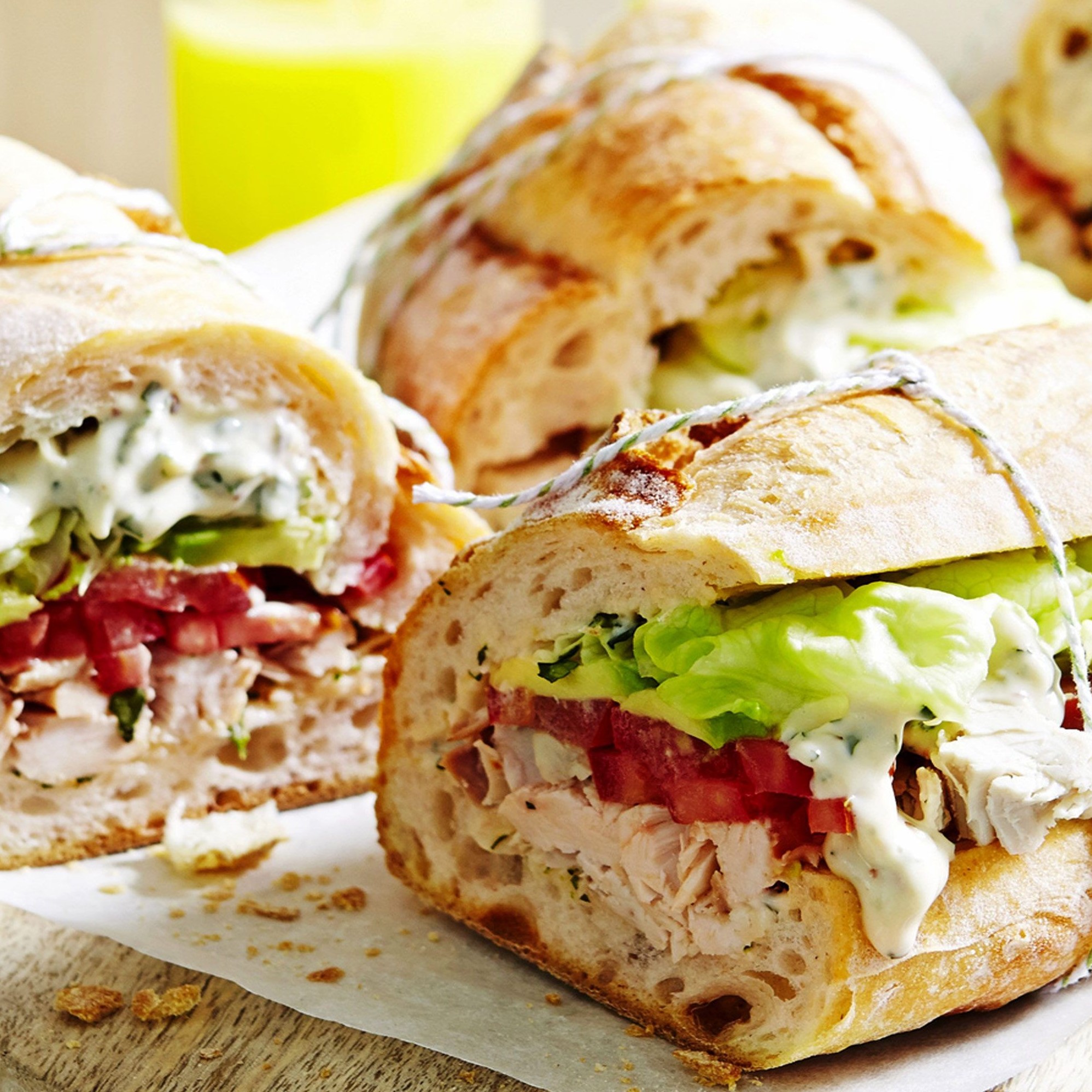 Chef's Selection of Standard Filled Sandwiches, Baguettes & Wraps