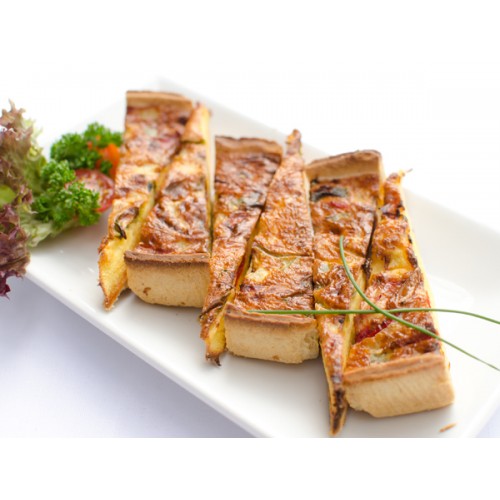 Vegetarian Quiche Slice