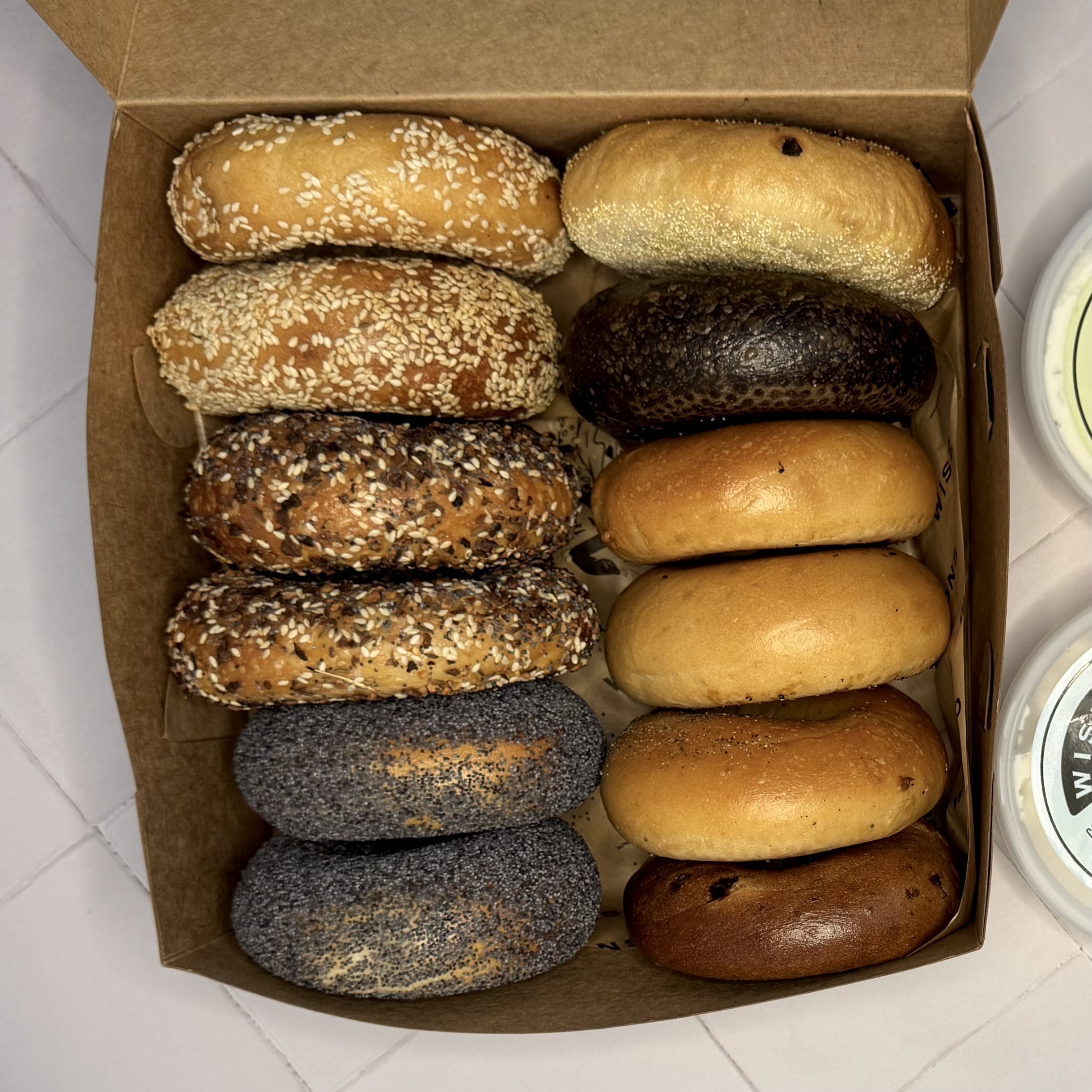 DOZEN BAGEL BOX