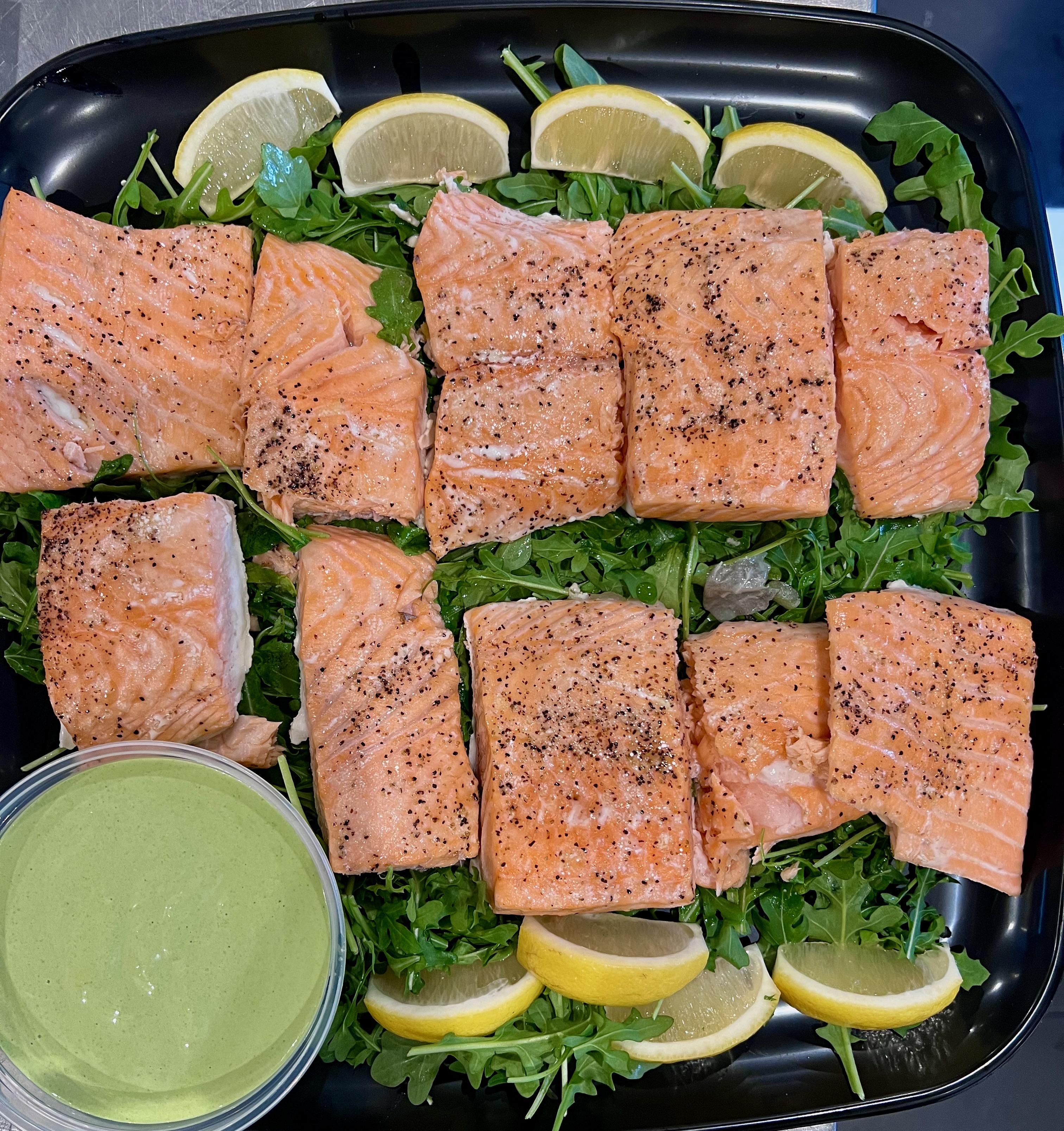 Roasted Salmon Platter