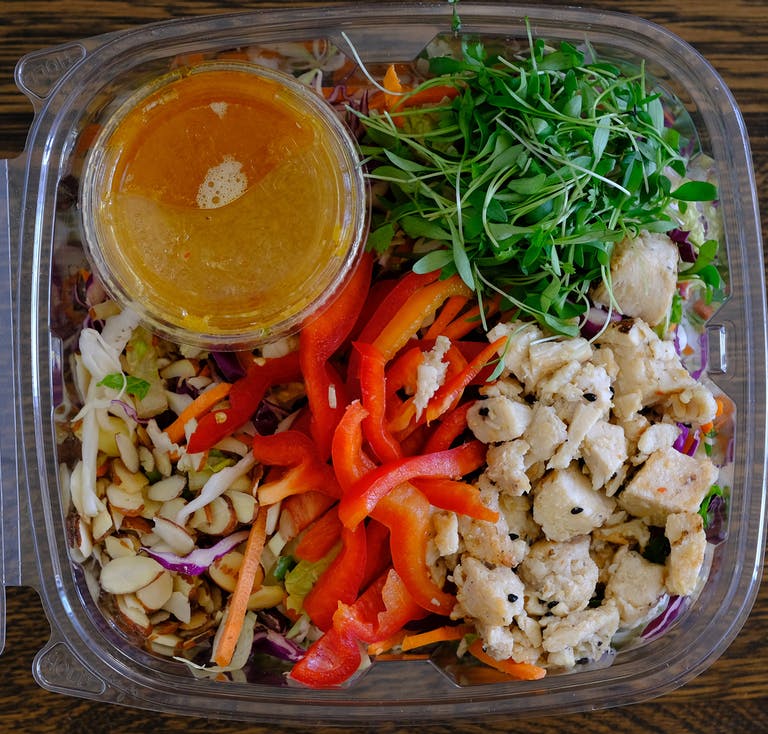 Individual Asian Chicken Salad