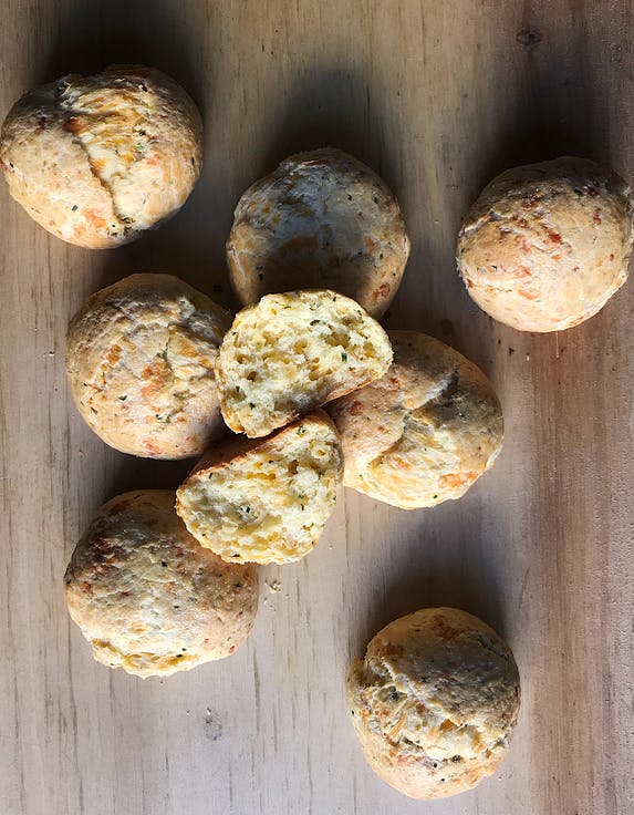 Cheddar and Chive Biscuits (one dozen)