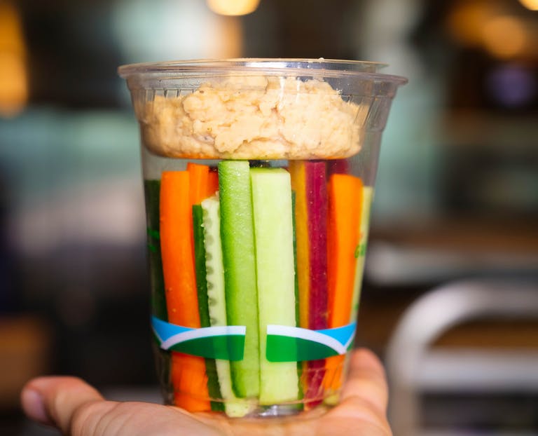Individual Veggie and Hummus Cups