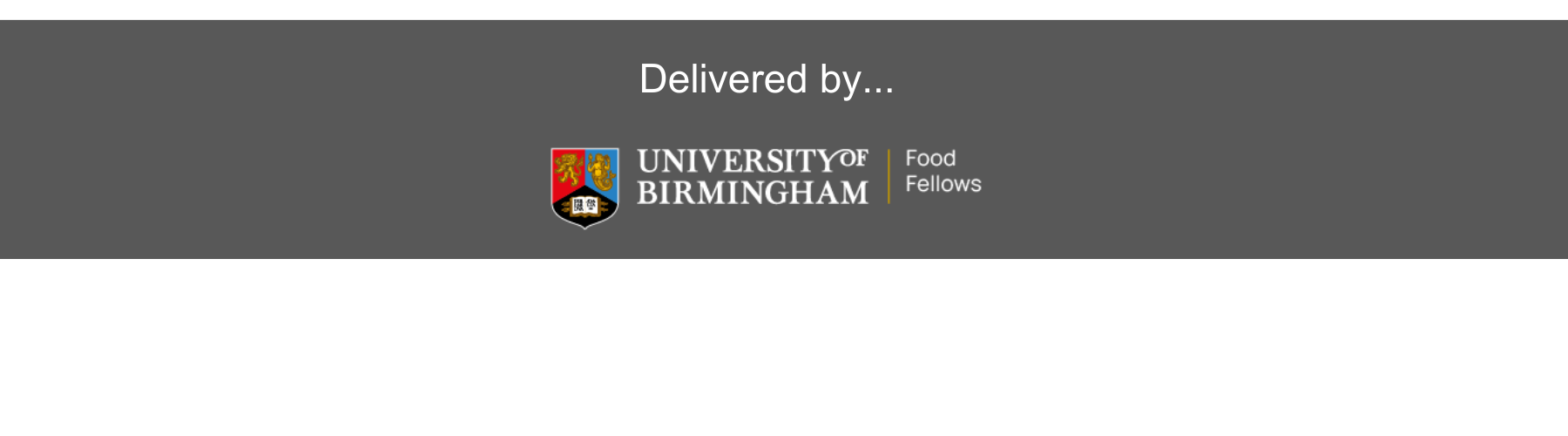 Welcome  University of Birmingham