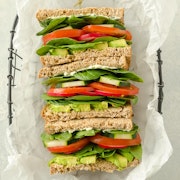 Vegetarian Sandwich Lunch 