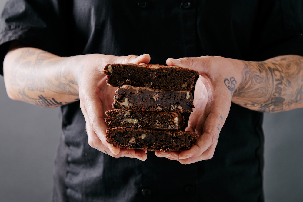 Chocolate Cherry Pecan Brownie (Dozen)