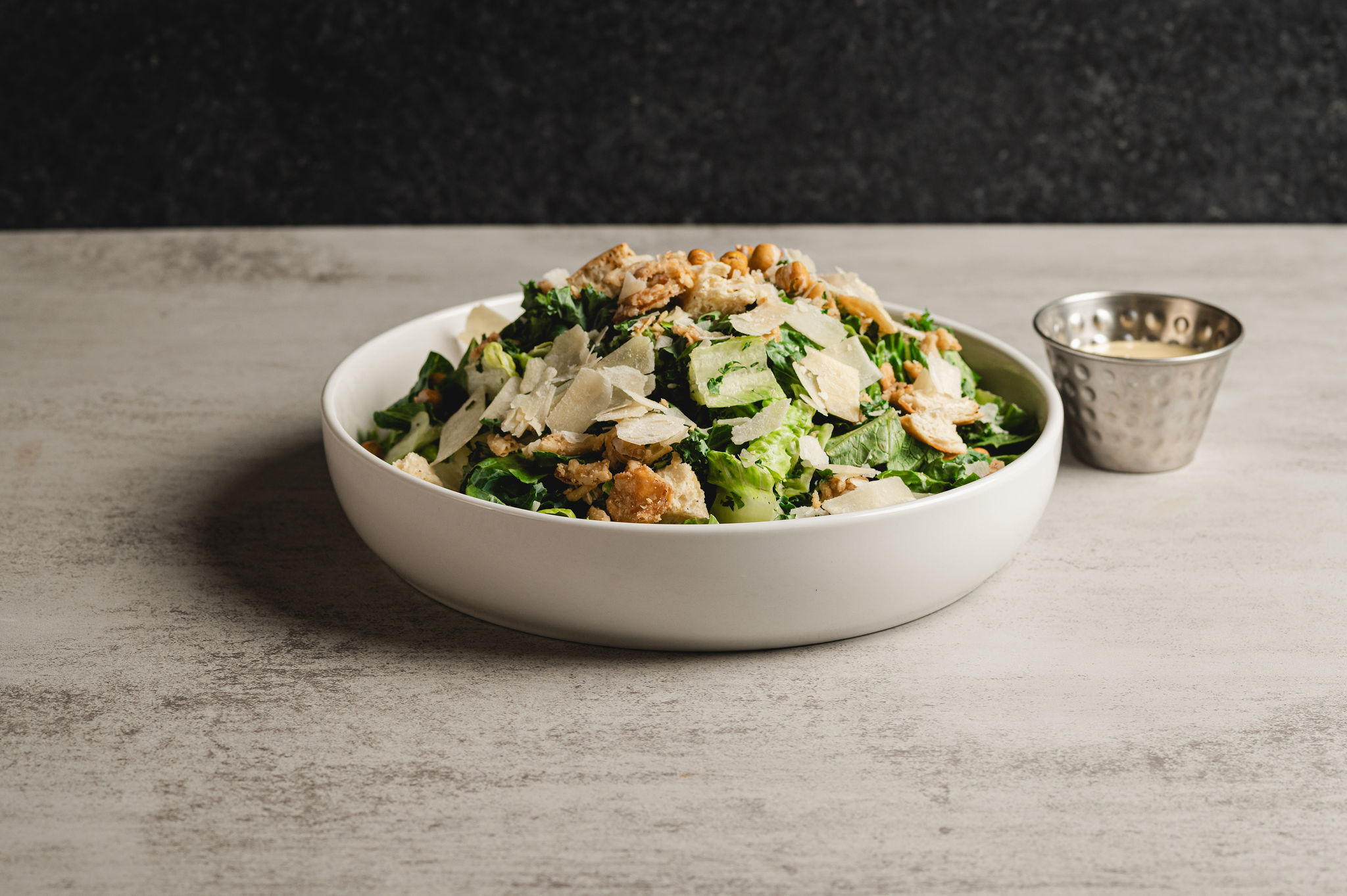 Creamy Cashew Caesar Salad
