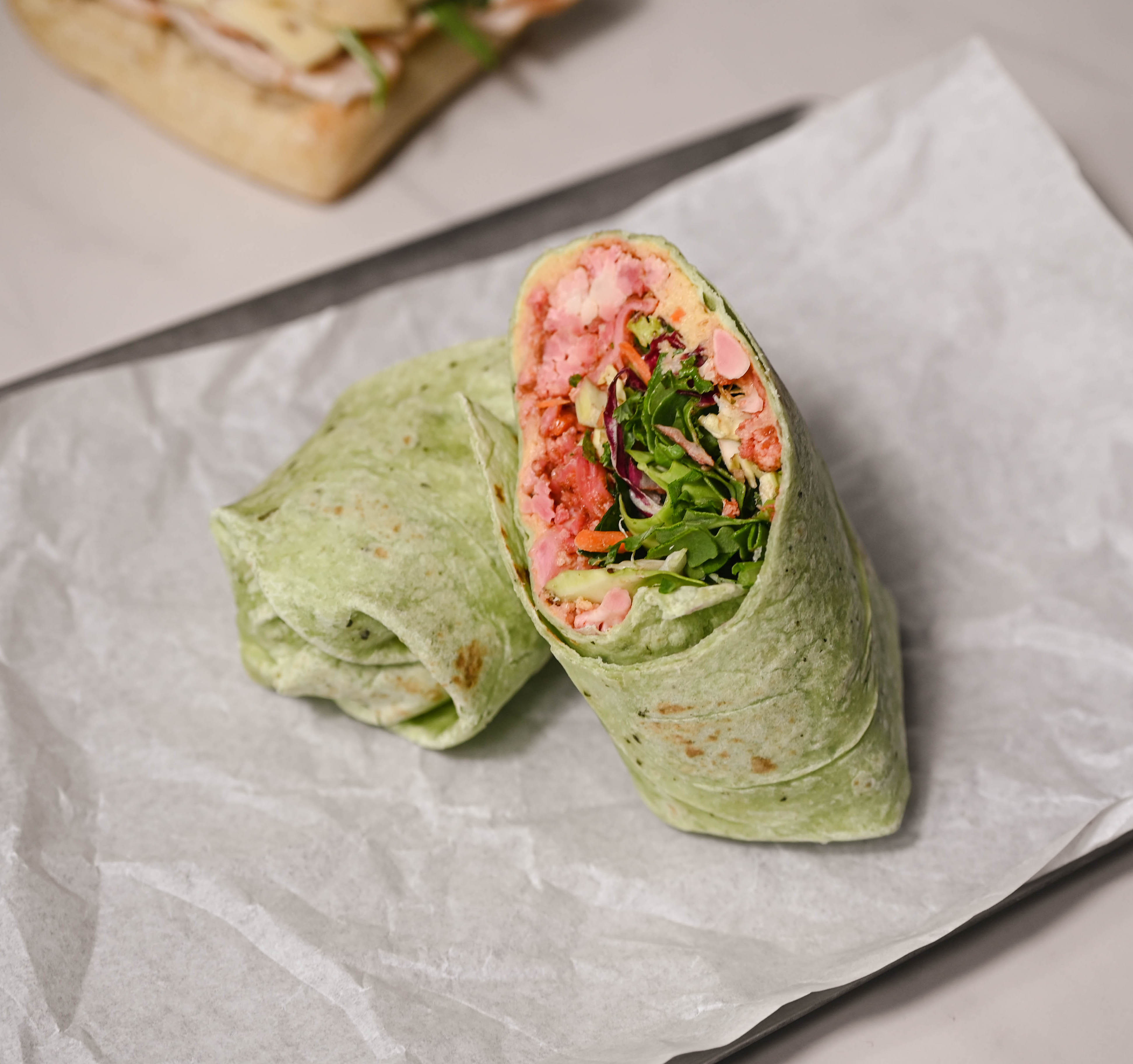 Vegan Hummus Vegetable Wrap