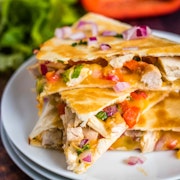 Chicken & Cheese Quesadillas - Platter of 30