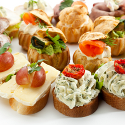 Canapé Selection - Cold Hors D'Oeuvres 