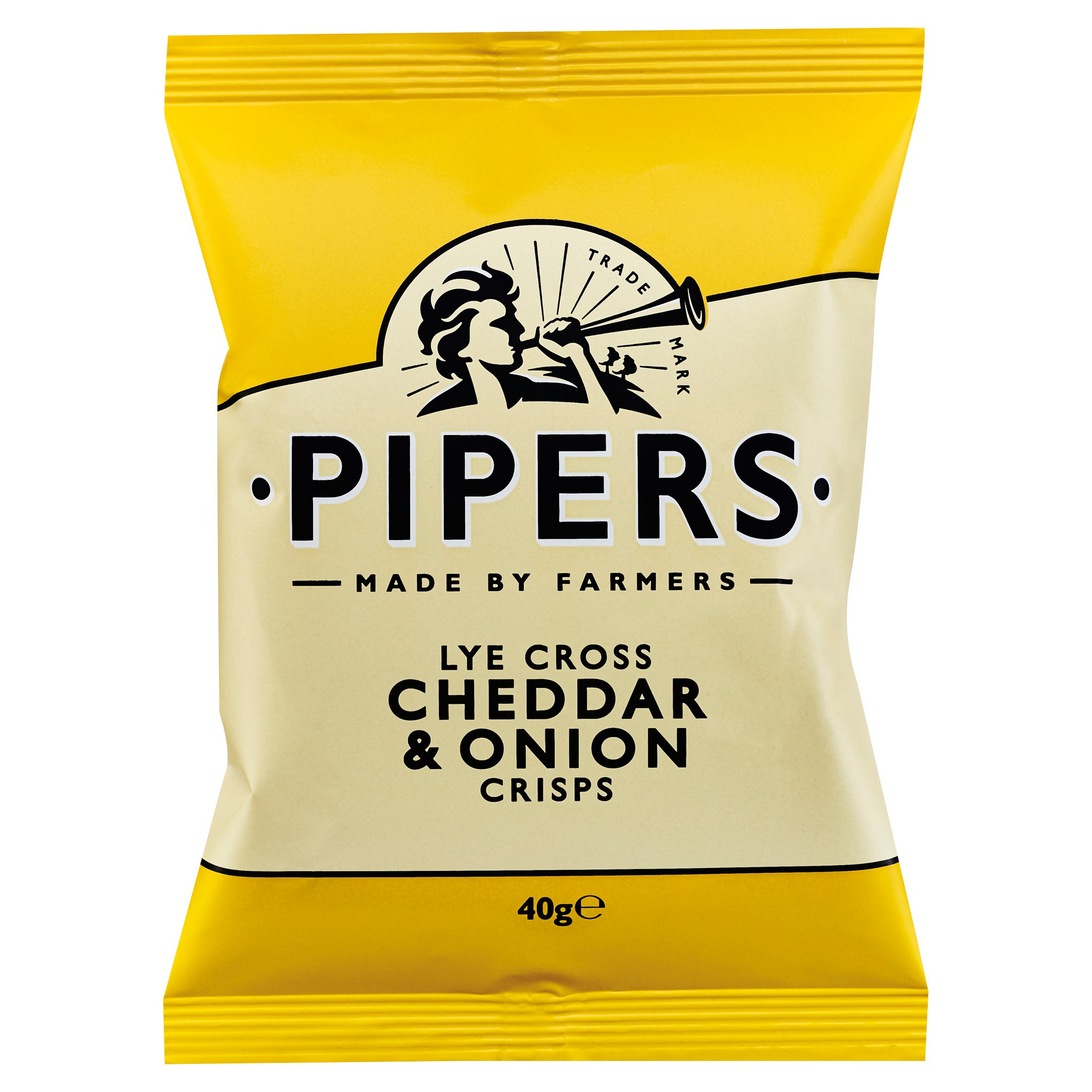Pipers Lye Cross Cheddar & Onion Crisps
