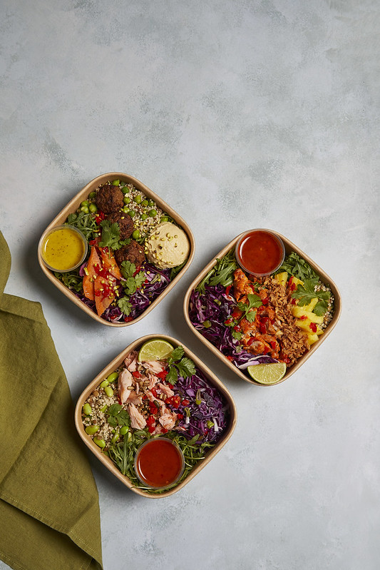 Hot Smoked Salmon Salad Bowl