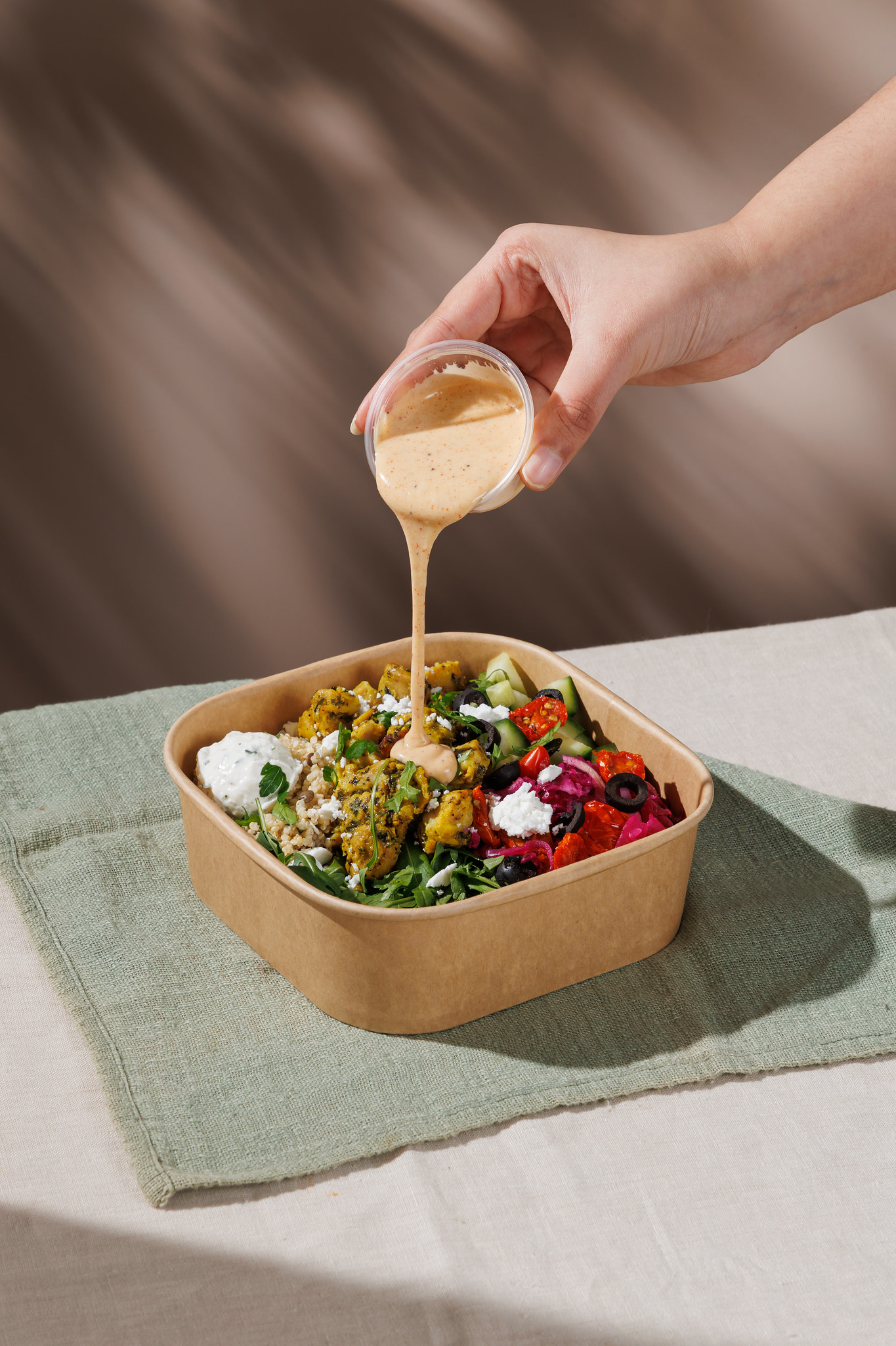 Souvlaki Chicken Salad