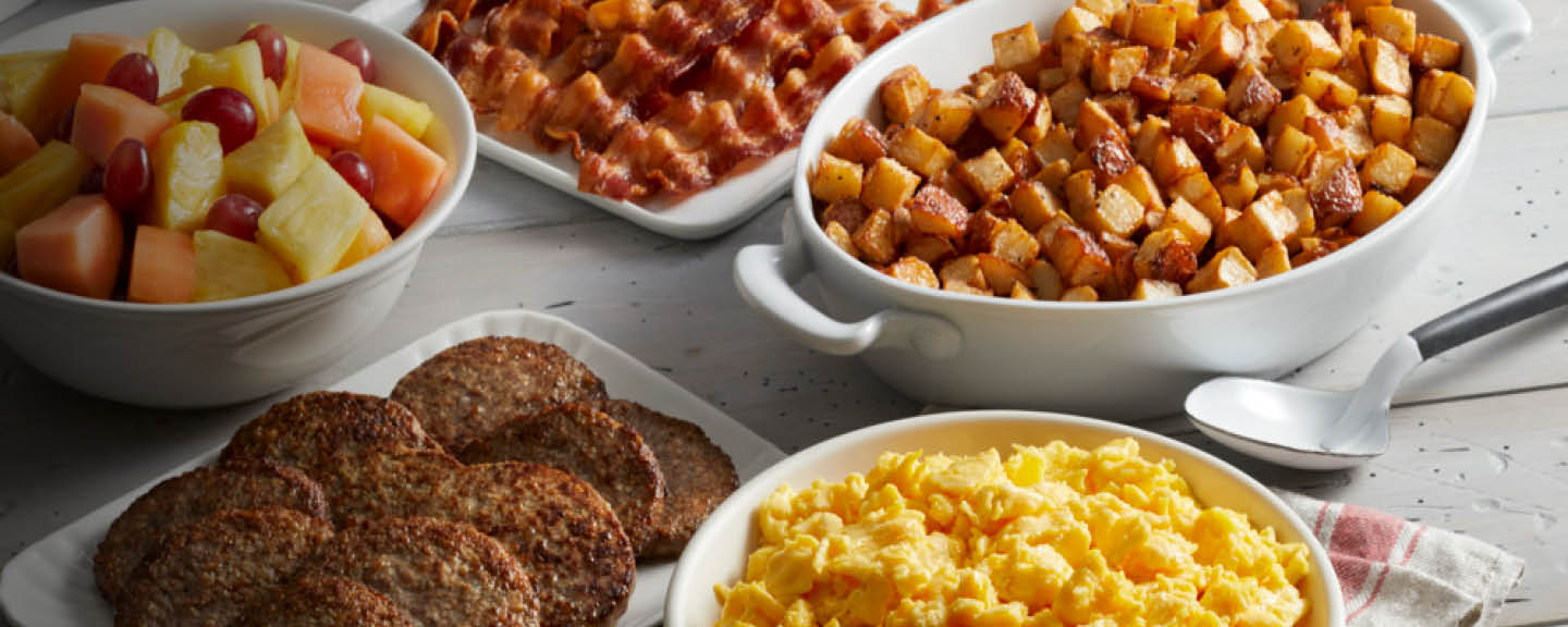 Hot Breakfast Platter (serves 10)