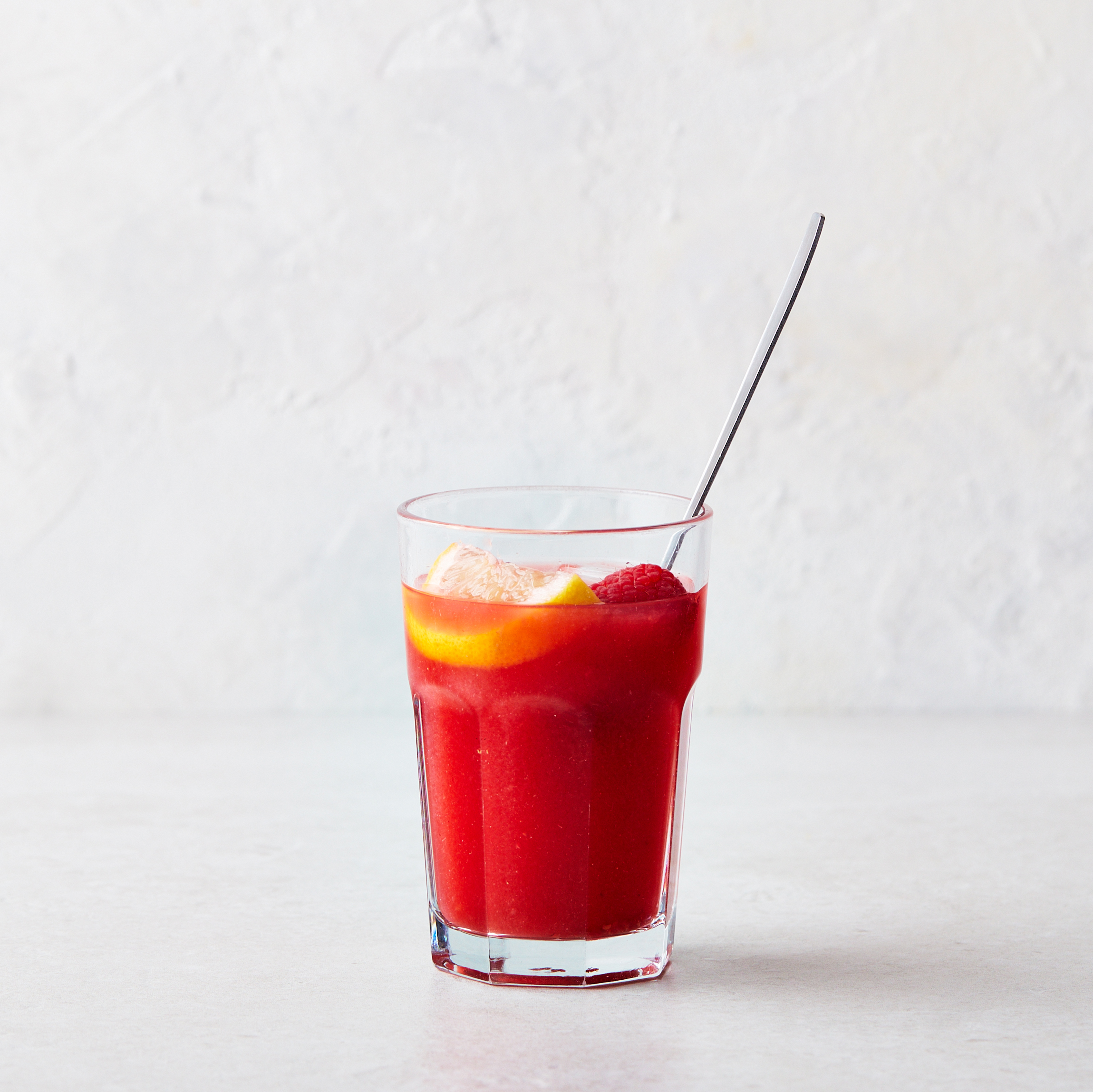 Huisgemaakte frambozenlimonade (1l)