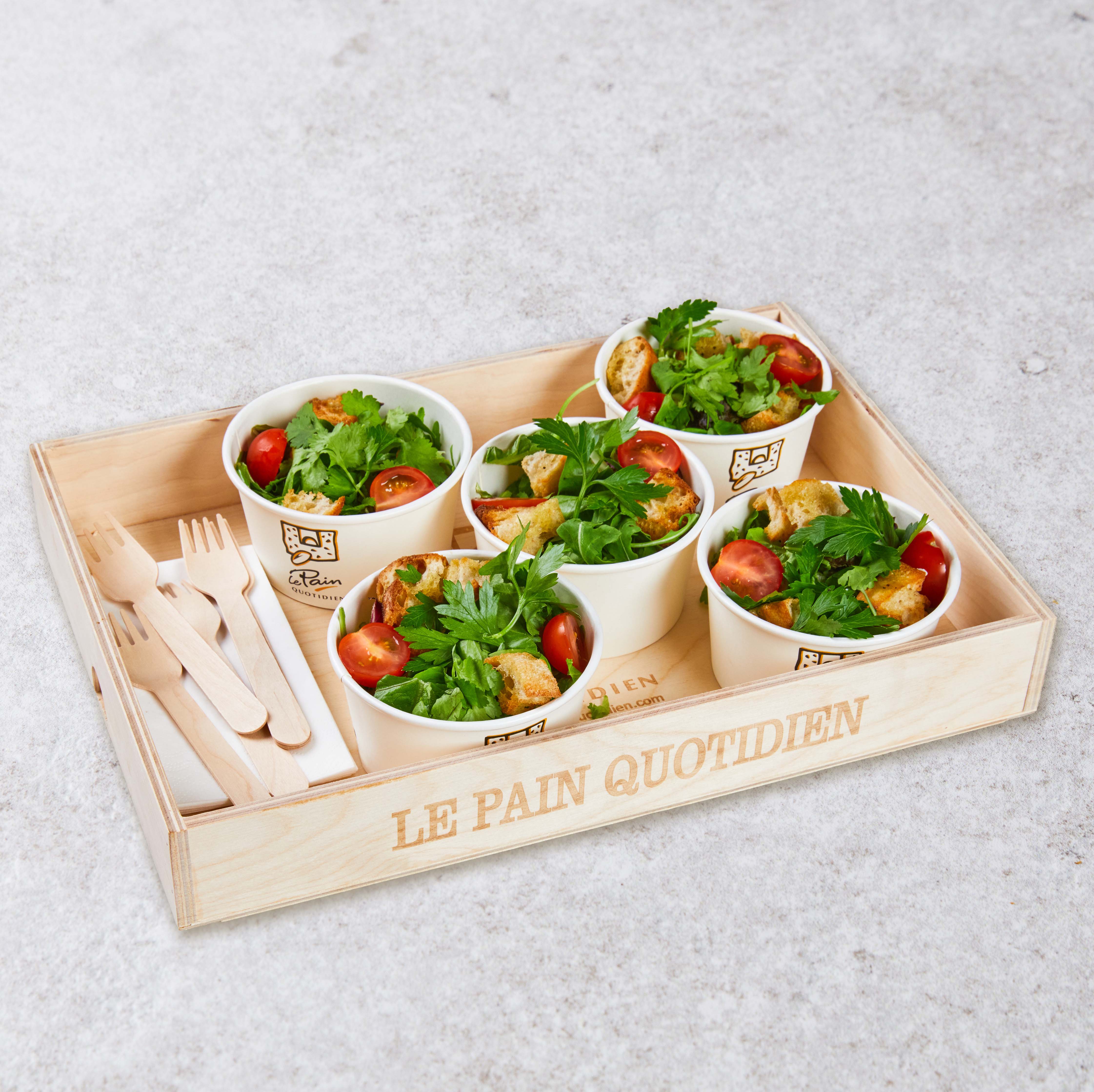 Plateau quinoa salades (5 individuele porties)