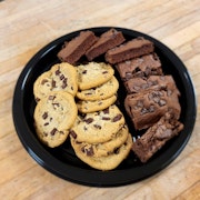 Chocolate Chip Cookies & Dark Chocolate Brownies (A Mixed Platter)