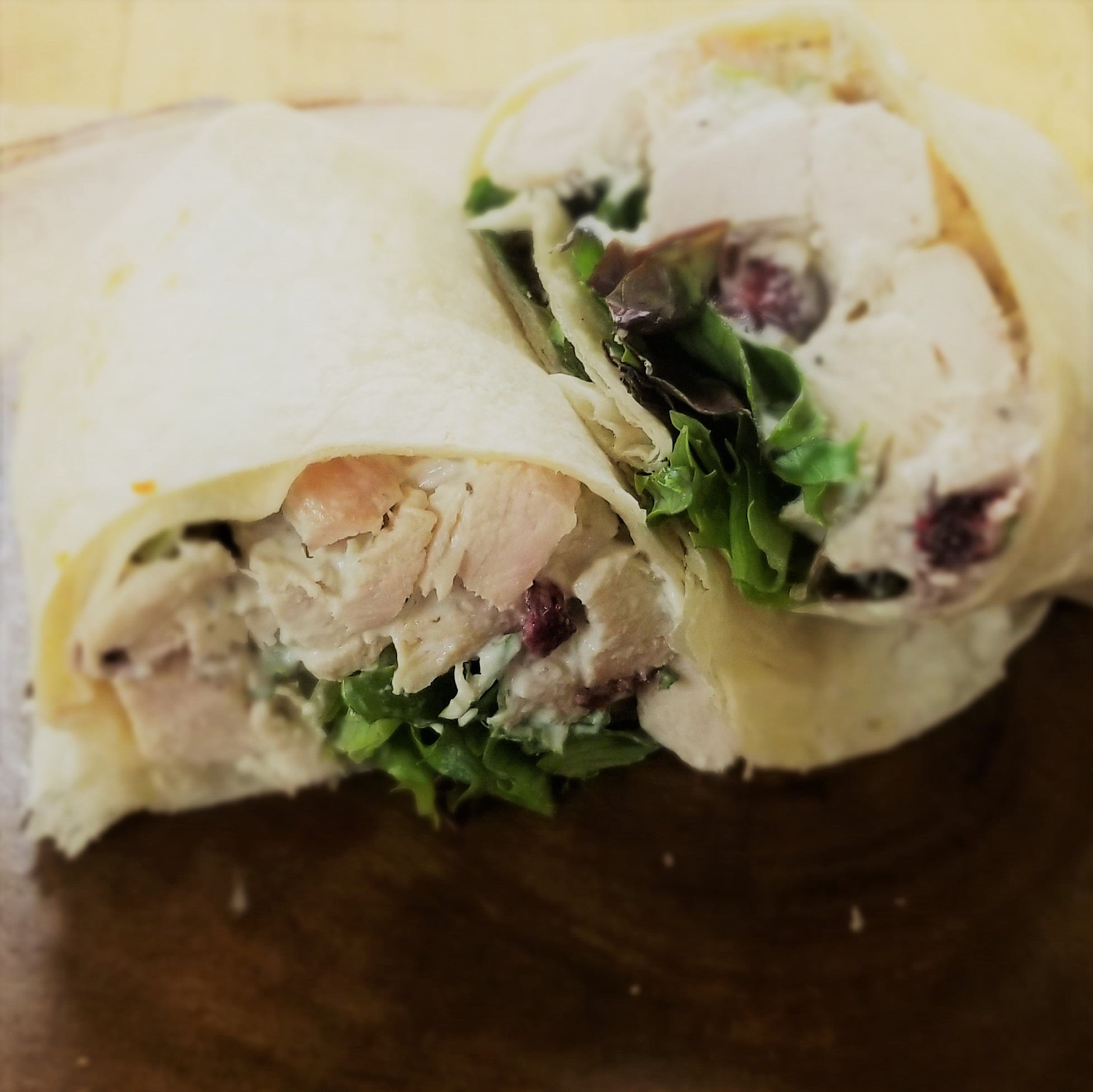 Cranberry Chicken Salad Wrap