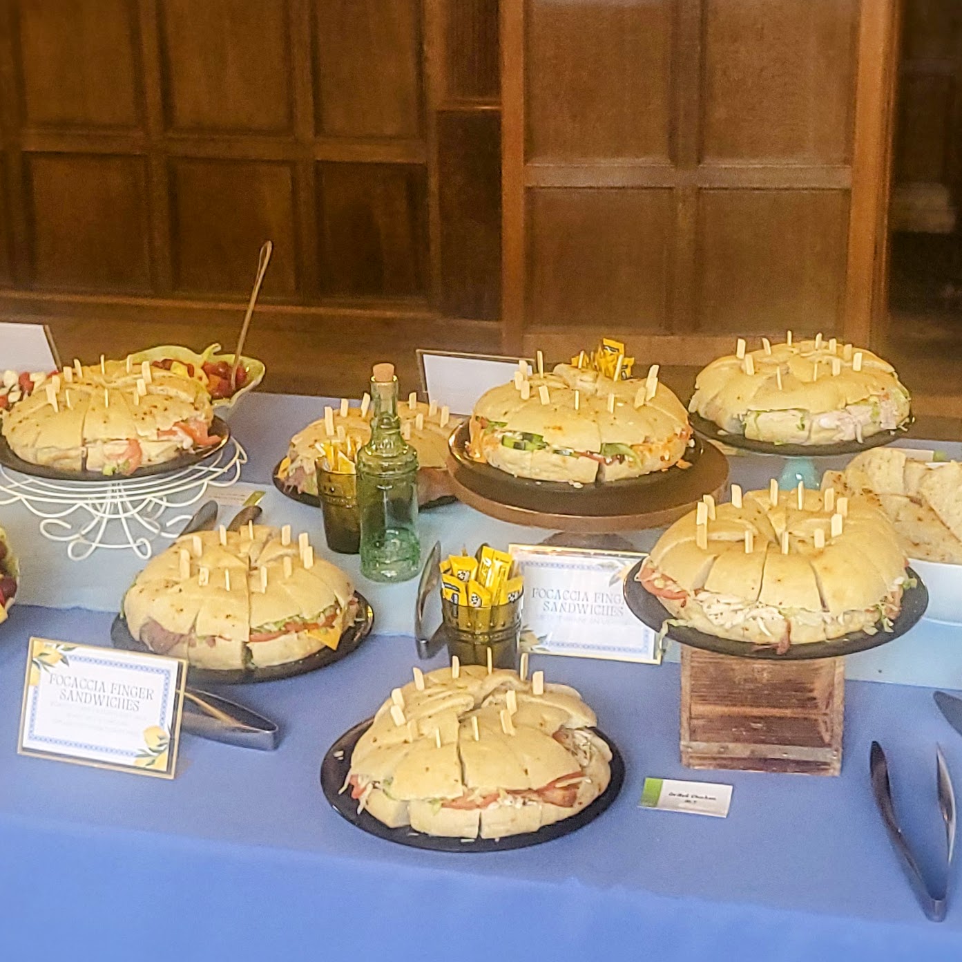 Focaccia Finger Sandwiches