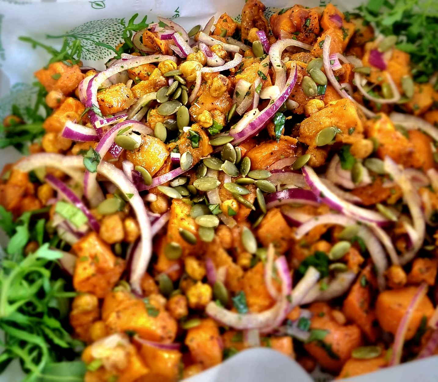 Sharing side salads