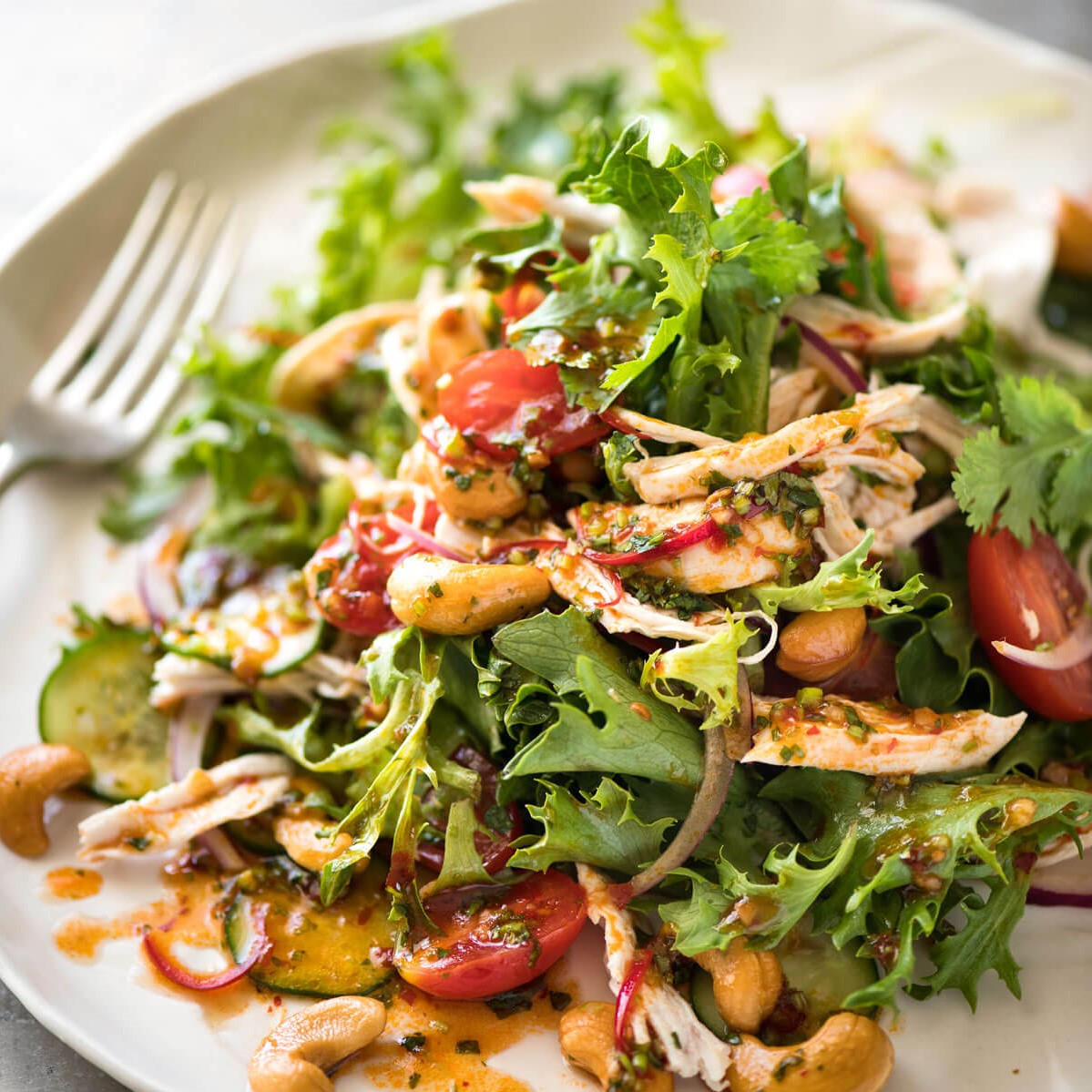 Spicy Thai Salad with Chicken