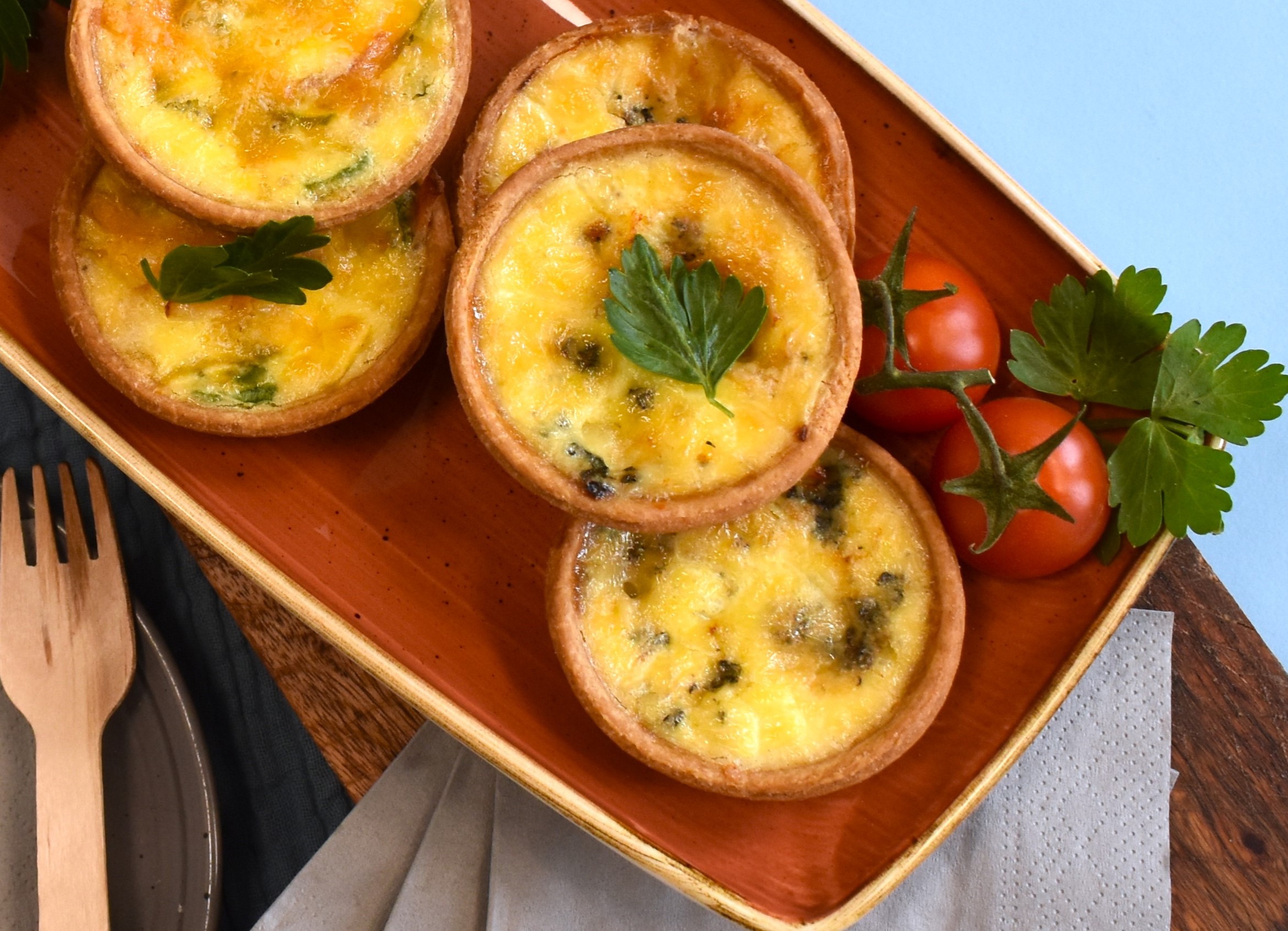 Vegetarian Handcrafted Tartlets (v)
