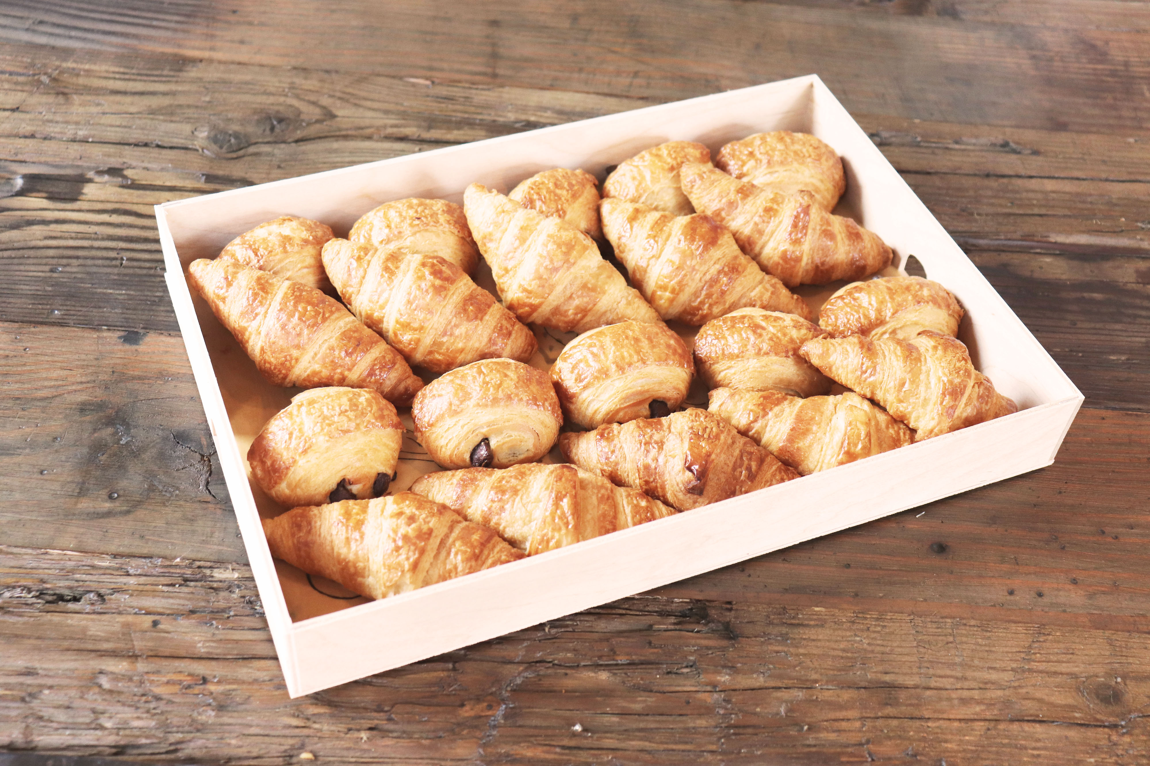 Plateau Mini Viennoiserie bio (20 pieces)