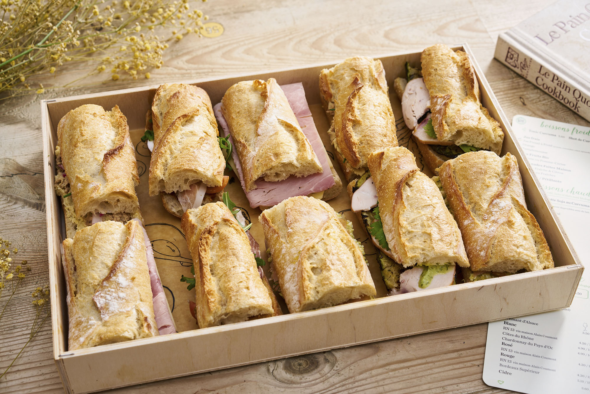 Plateau Baguettes bio (10 pieces)