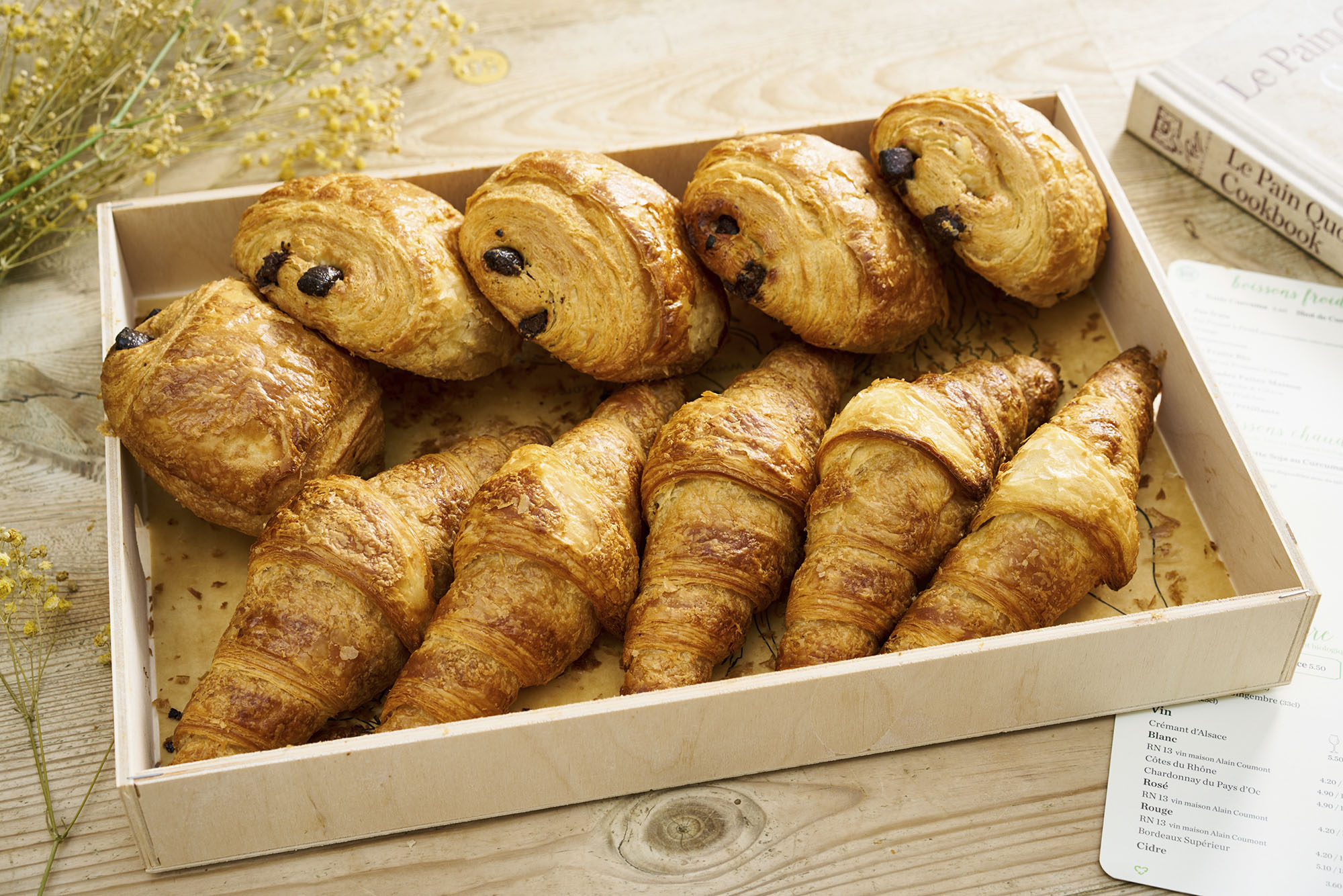 Plateau Viennoiseries bio (10 pieces)