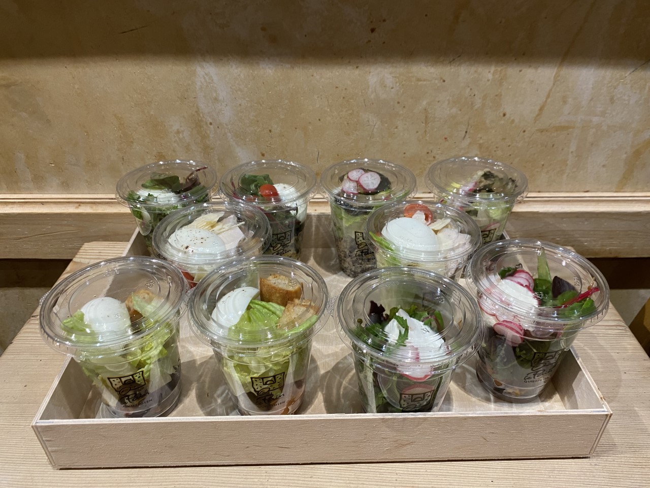 Plateau Mini salades (10 personnes)