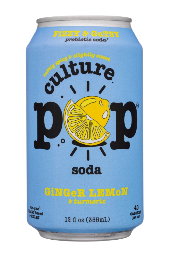 Culture Pop Soda Ginger Lemon Soda