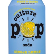 Culture Pop Soda Ginger Lemon Soda